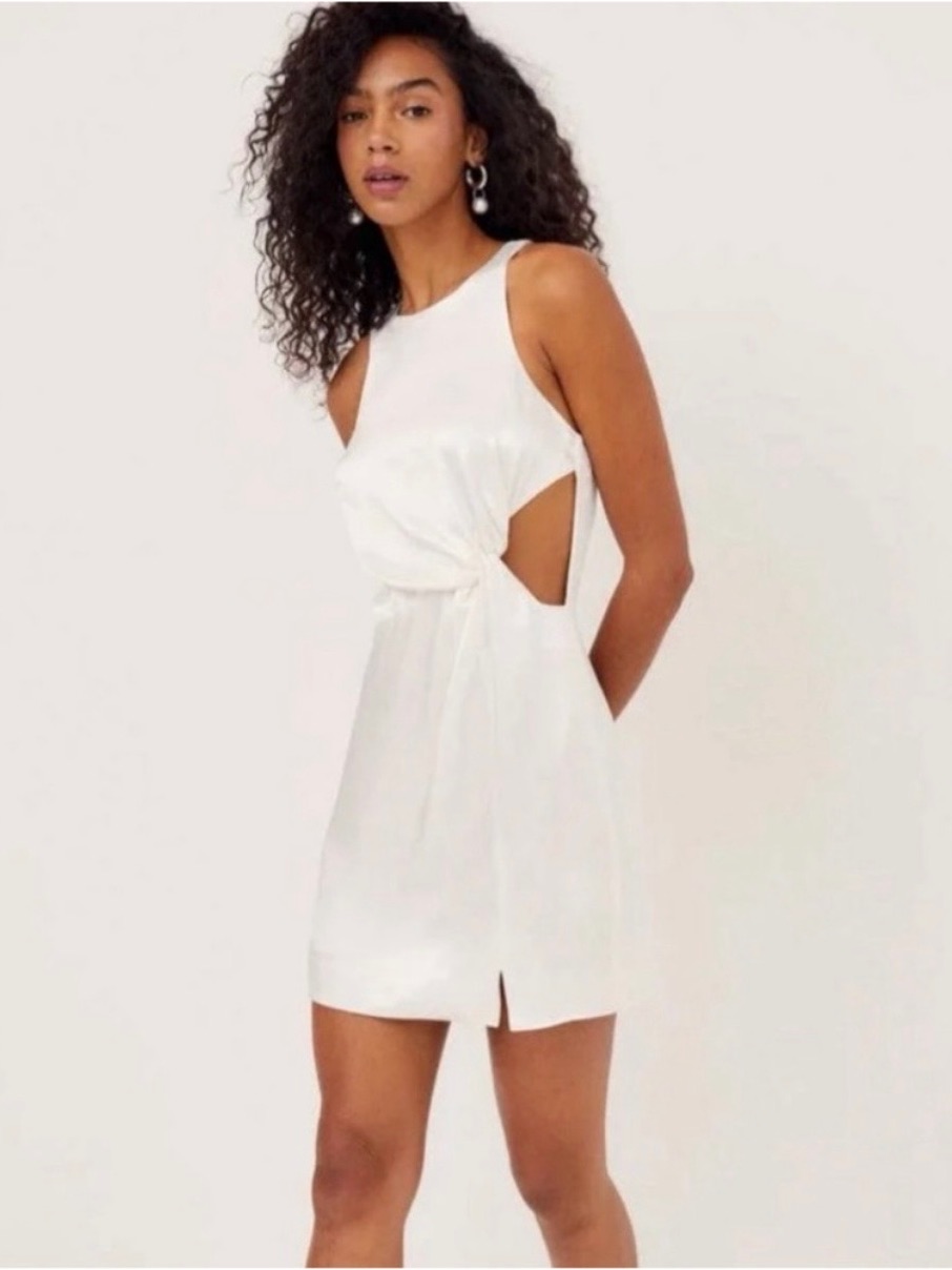 For Loves & Lemons Lucy White Mini Dress
